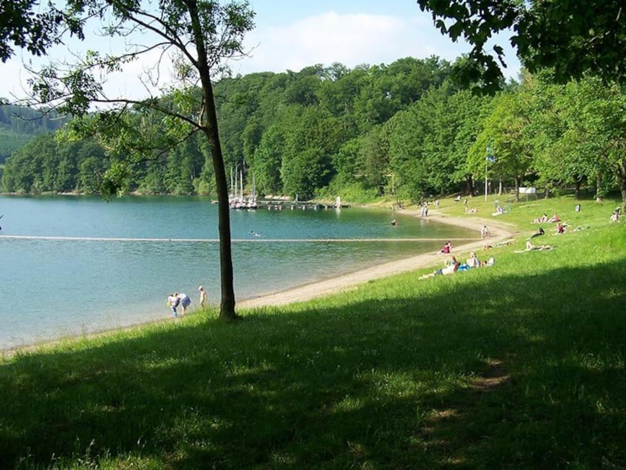 משדה Ferienhaus Lena Im Sauerland Direkt Am Hennesee מראה חיצוני תמונה